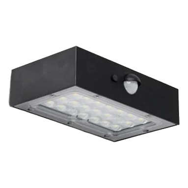 Spazio 4604.4030 Sunmite Mini Solar Black Led Wall Light