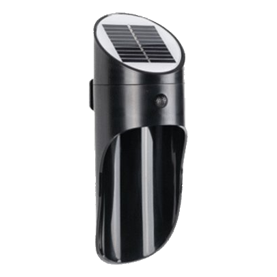 Synerji Syhsl2Bk Black Solar Wall Light