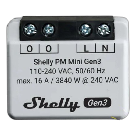 Shelly Mini Gen3 Power Meter