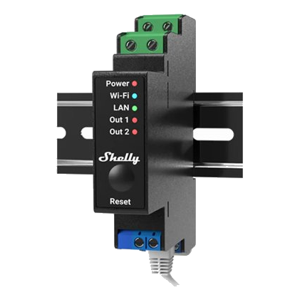 Shelly Pro 2Pm Power Meter Switch