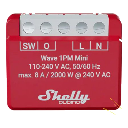 Shelly Wave 1Pm Mini Power Meter Switch