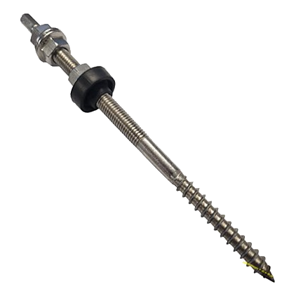Kd Solar 10Mm X 200Mm Hanger Bolt (Wood)