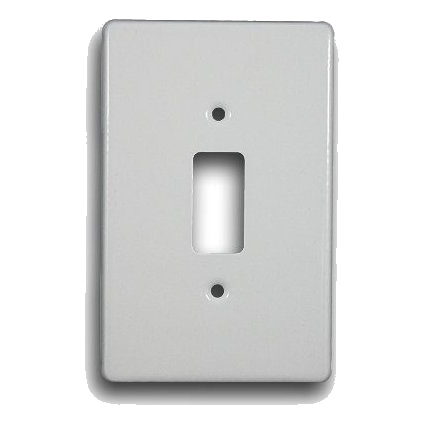 Crabtree Classic 6541/101P 2X4 1 Lever Cover Plate, White