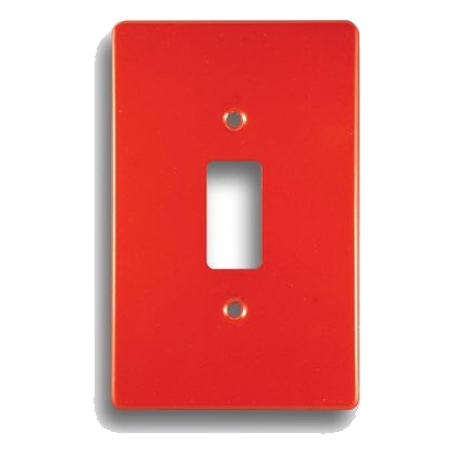 Crabtree Classic 6541/103 2X4 1 Lever Cover Plate, Red