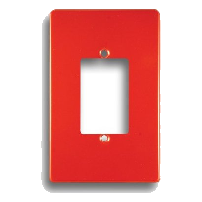 Crabtree Classic 6543/103 2X4 3 Lever Cover Plate, Red