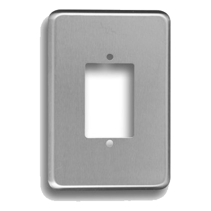 Crabtree Classic 6543/511 2X4 3 Lever Cover Plate, Satin Chrome