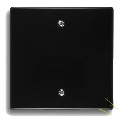 Crabtree Classic 6552/108 4X4 Blank Cover Plate, Black