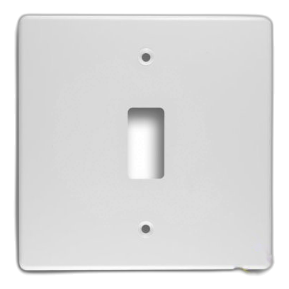 Crabtree Classic 6553/101 4X4 1 Lever Cover Plate, White
