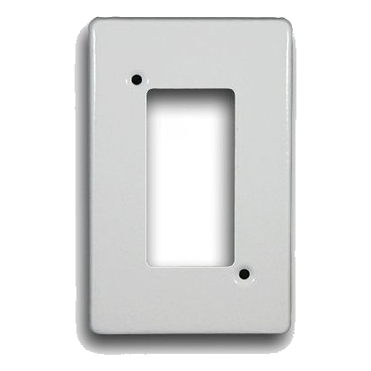 Crabtree Classic 6587/101P 2X4 4 Lever Cover Plate, White