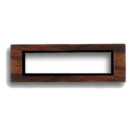 Onesto Matrix 8 Way Cluster Wall Box, Wood & Black