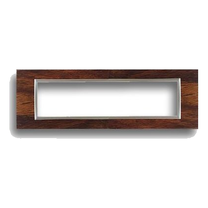 Onesto Matrix 8 Way Cluster Wall Box, Wood & Titanium