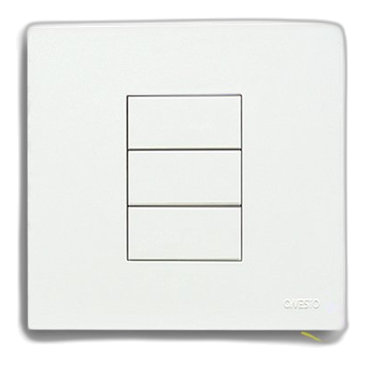 Onesto Matrix Mxb-4001 4X4 Blank Cover Plate, White