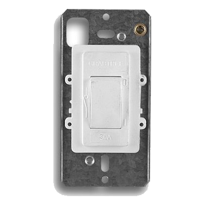Crabtree Classic 2670P 2X4 30Amp 2 Pole Isolator On Yoke, White
