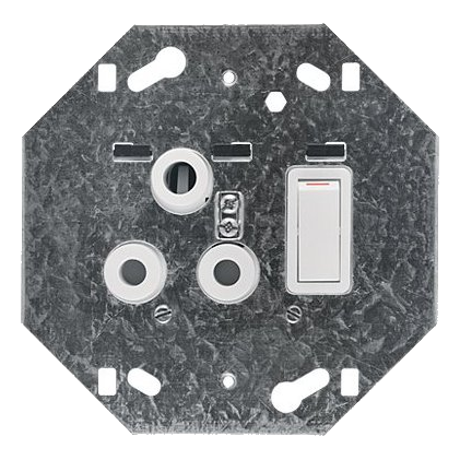 Crabtree Classic 6861P 4X4 Single Socket On Yoke, White