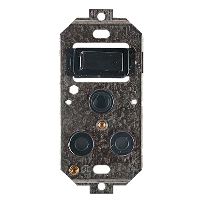 Crabtree Classic 6896D/008 2X4 Dedicated Socket On Yoke, Black