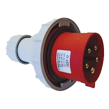 Cee Industrial Plug 63Amp 5 Pin, Ip67