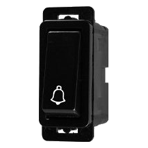Crabtree Classic 2441/008 Bell Press Module, Black