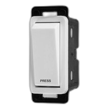 Crabtree Classic 2448/001 Bell Press Switch Module, White