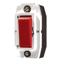 Crabtree Classic 2460/003Cl 20Amp 2 Pole Isolator Module, Red