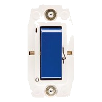 Crabtree Classic 2460/007Cl 20Amp 2 Pole Isolator Module, Blue