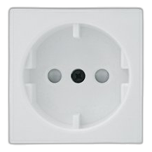 Diamond 11460/001 Schuko Socket Module, White